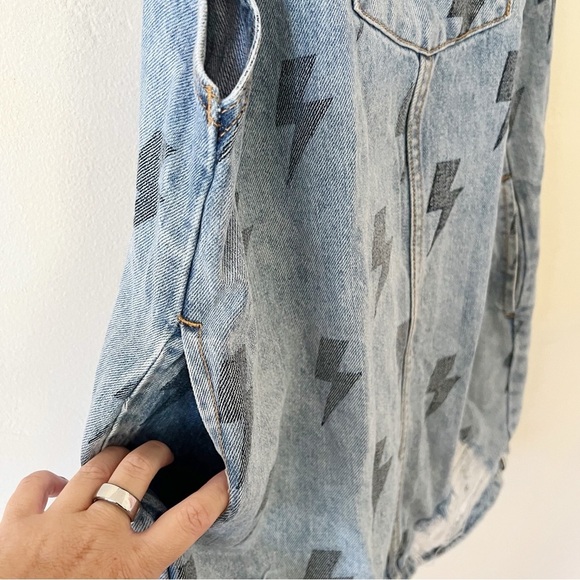 One Teaspoon Blue Lightning Pini Denim Dress - Picture 7 of 10